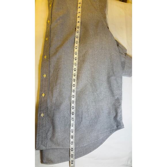 Ralph Lauren Knit Oxford Shirt Men's 2XB Big & Tall Gray Button Down Pony Logo - Picture 10 of 12